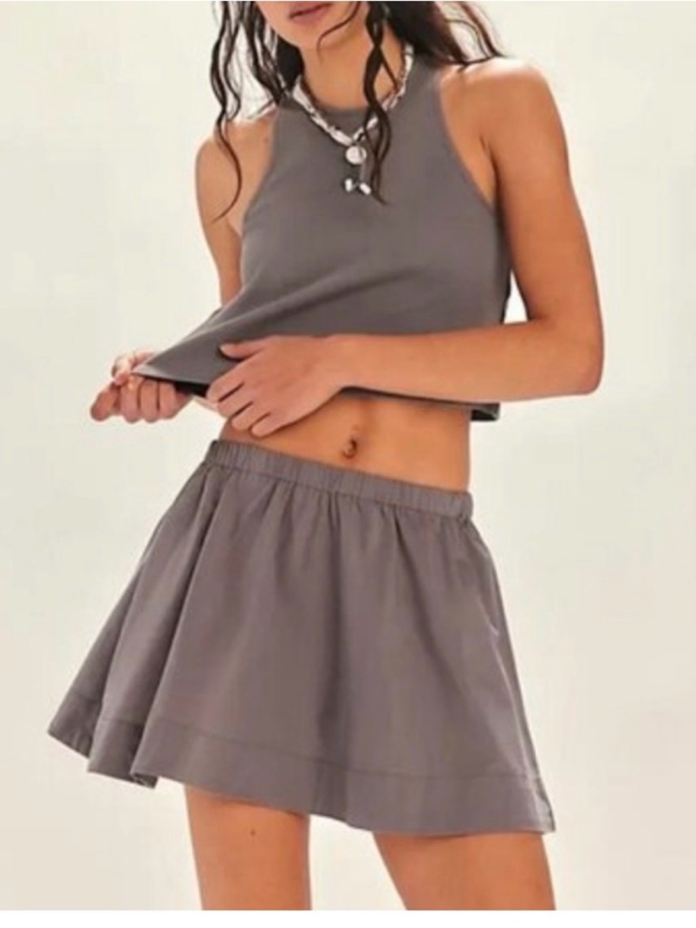 Free people Free-est Milani set Gray size small (Bin A4)